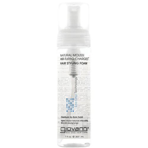 Giovanni Natural Mousse Air Turbo Charged Hair Styling Foam