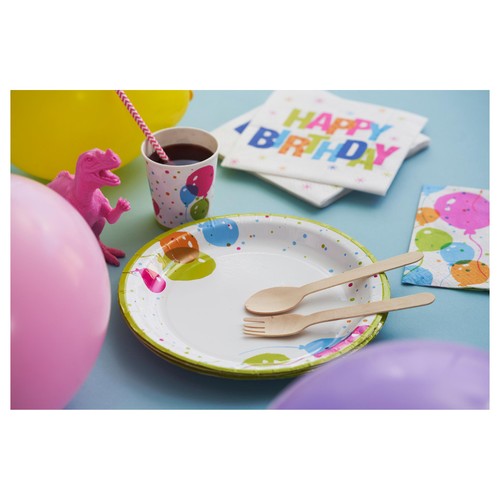 Balloons Recyclable Paper 22cm Plates thumbnail 4