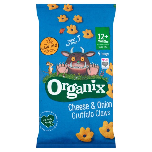 Organix Cheese & Onion Gruffalo Claws Toddler Snacks Multipack 12 months thumbnail 2