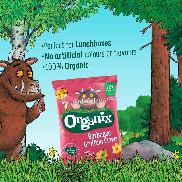 Organix Cheese & Onion Gruffalo Claws Toddler Snacks Multipack 12 months thumbnail 5