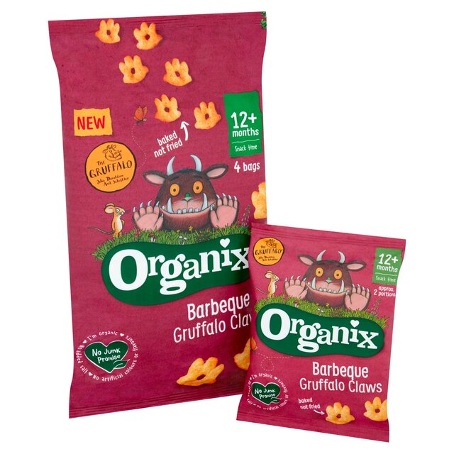 Organix BBQ Gruffalo Claws Toddler Snacks Multipack 12 months+ thumbnail 2
