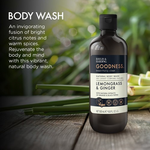 Baylis & Harding Goodness Lemongrass & Ginger Body Wash thumbnail 3
