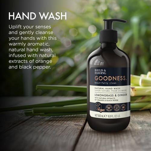 Baylis & Harding Goodness Lemongrass & Ginger Hand Wash thumbnail 3