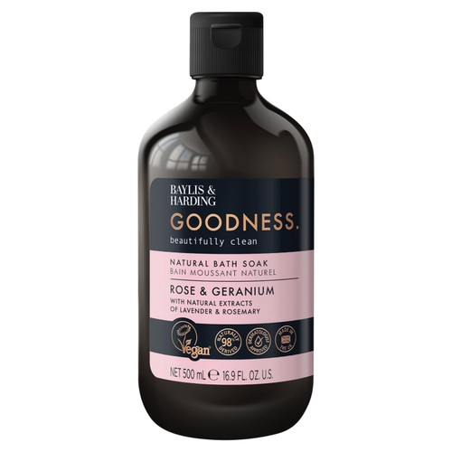 Baylis & Harding Goodness Rose & Geranium Bath Soak