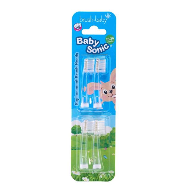 Brush-Baby BabySonic Replacement Toothbrush Heads, 18-36 mths