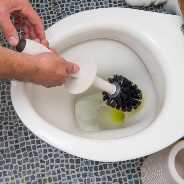 Addis Charcoal Rattan Toilet Brush thumbnail 3