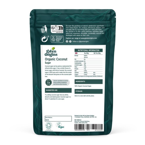 Green Origins Organic Coconut Sugar thumbnail 2