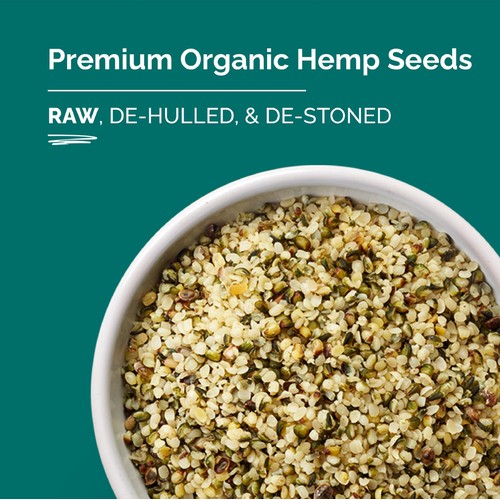 Green Origins Organic Raw Shelled Hemp Seeds thumbnail 3