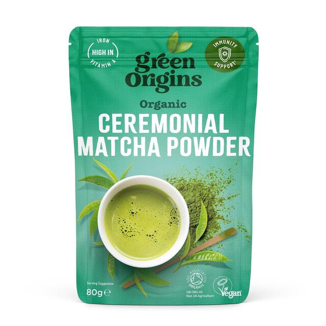 Green Origins Organic Japanese Ceremonial Matcha Green Tea Powder