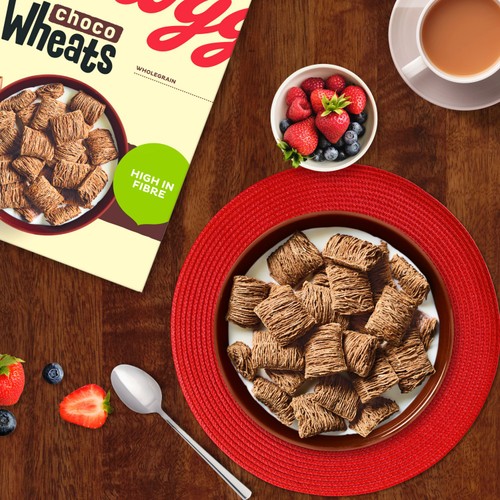 Kellogg's Choco Wheats Cereal thumbnail 3