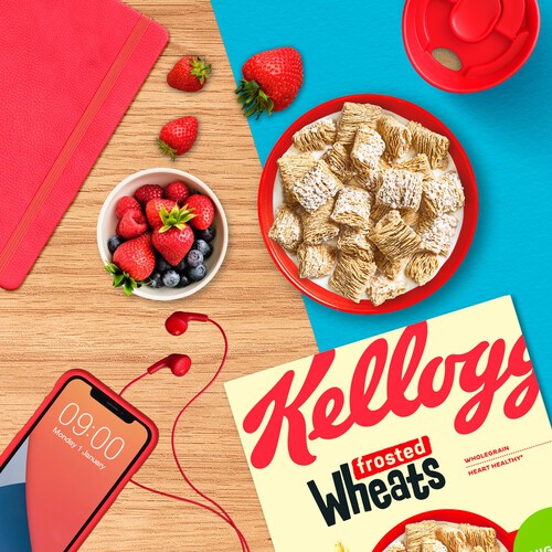 Kellogg's Frosted Wheats Breakfast Cereal thumbnail 4
