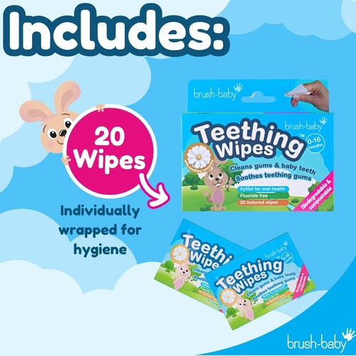 Brush-Baby Teething Wipes thumbnail 5