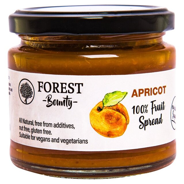 Forest Bounty 100% Apricot Fruit Spread