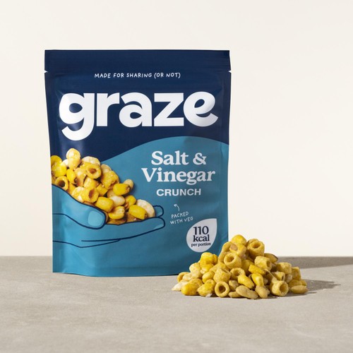 Graze Salt & Vinegar Crunch Sharing Bag Snack thumbnail 4