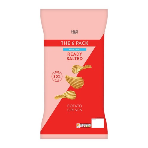 M&S Reduced Fat Ready Salted Crisps Multipack thumbnail 2