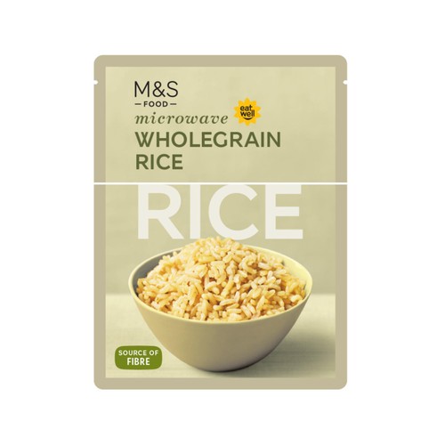 M&S Microwave Wholegrain Rice
