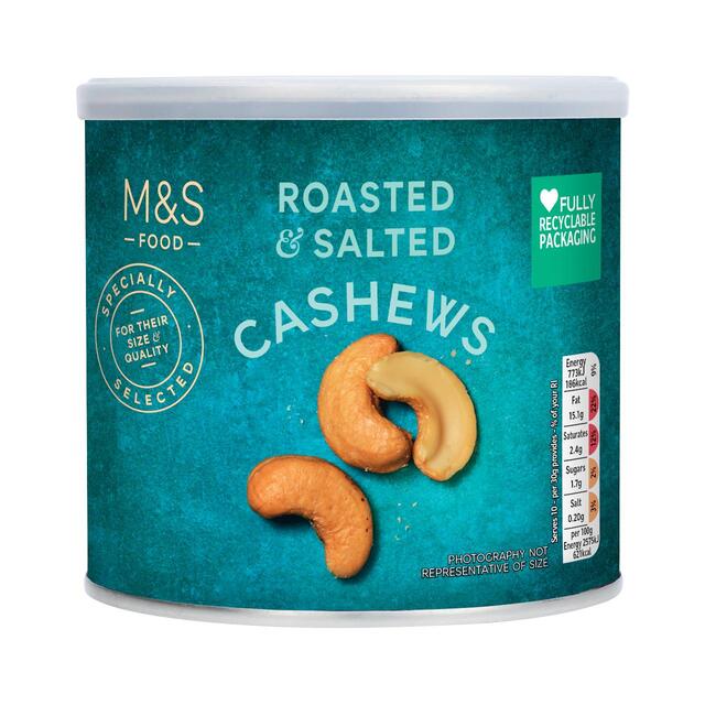 M&S Roasted & Salted Cashew Tin thumbnail 2