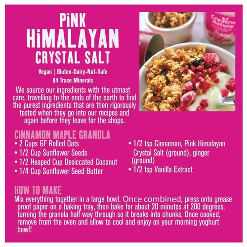 Creative Nature Coarse Pink Himalayan Crystal Salt thumbnail 2