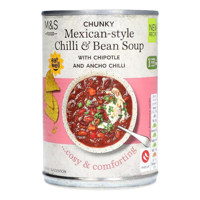 M&S Chunky Mexican-Style Chilli & Bean Soup
