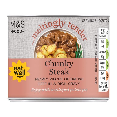 M&S Chunky Steak Pieces in Gravy thumbnail 2