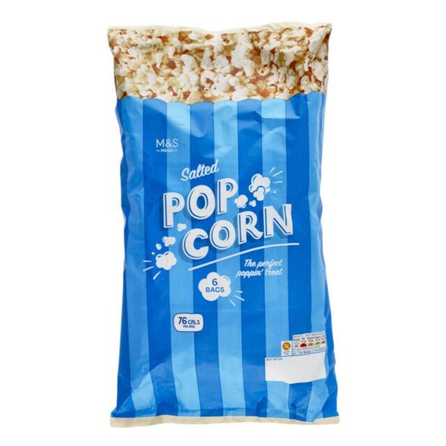 M&S Salted Popcorn Multipack