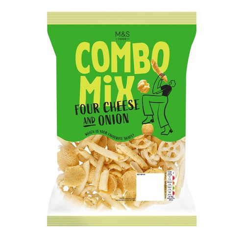 M&S Four Cheese & Onion Combo Mix thumbnail 2