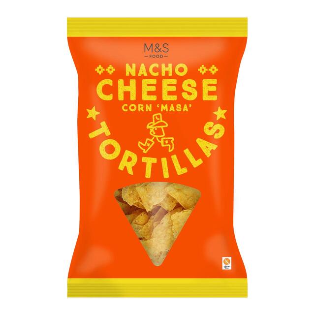 M&S Nacho Cheese Tortilla Chips