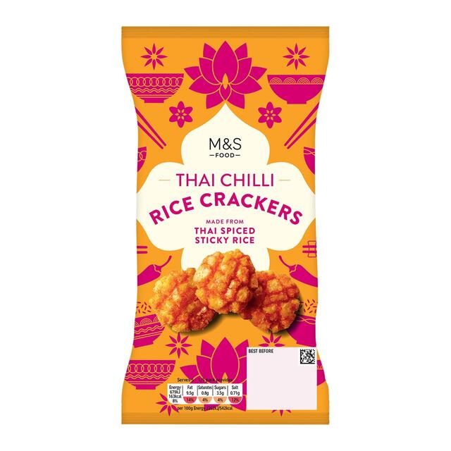 M&S Thai Chilli Rice Crackers thumbnail 2