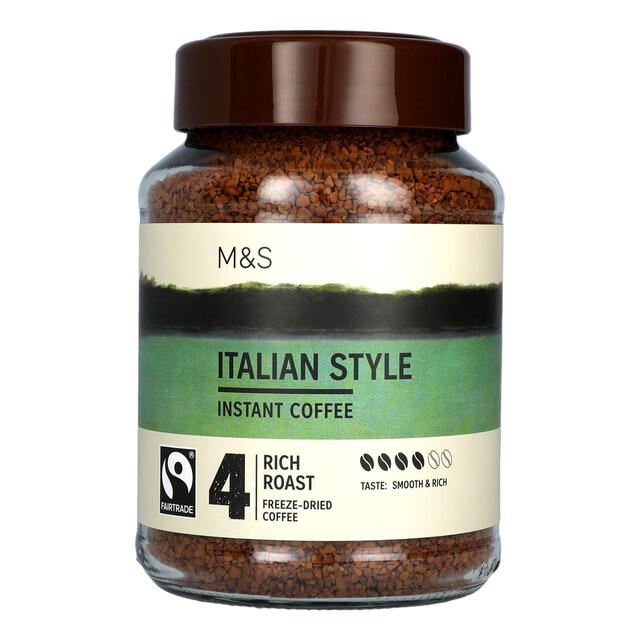 M&S Fairtrade Italian Style Instant Coffee