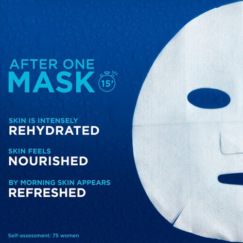 Garnier Moisture Bomb Deep Sea Water & Hyaluronic Acid Face Mask thumbnail 2