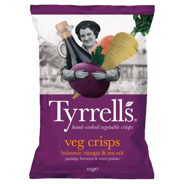 Tyrrells Veg Balsamic Vinegar & Sea Salt Sharing Crisps thumbnail 2