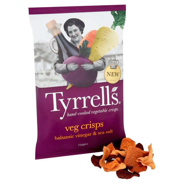 Tyrrells Veg Balsamic Vinegar & Sea Salt Sharing Crisps thumbnail 3