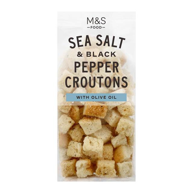 M&S Sea Salt & Black Pepper Croutons