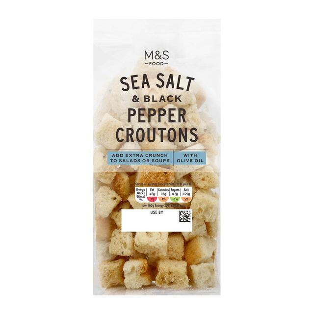 M&S Sea Salt & Black Pepper Croutons thumbnail 2