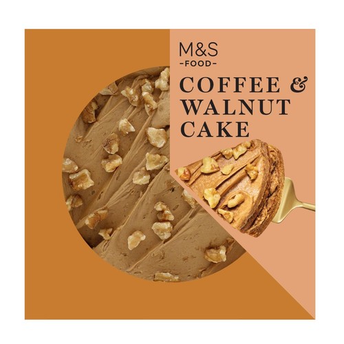 M&S Colombian Coffee and Walnut Cake
