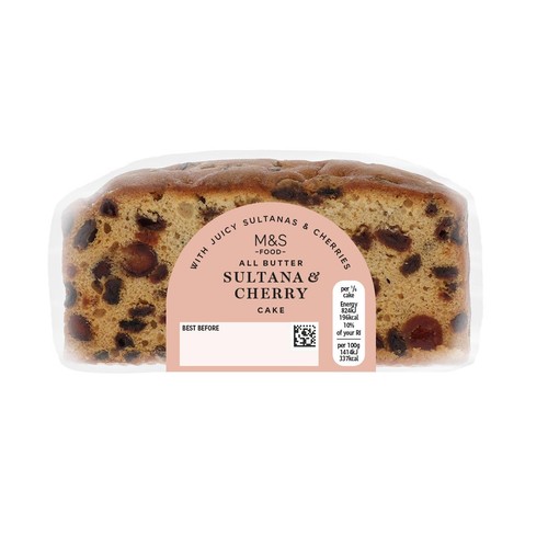 M&S Sultana & Glace Cherry Cake thumbnail 2