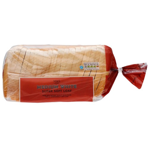 M&S medium sliced super soft white bread thumbnail 2