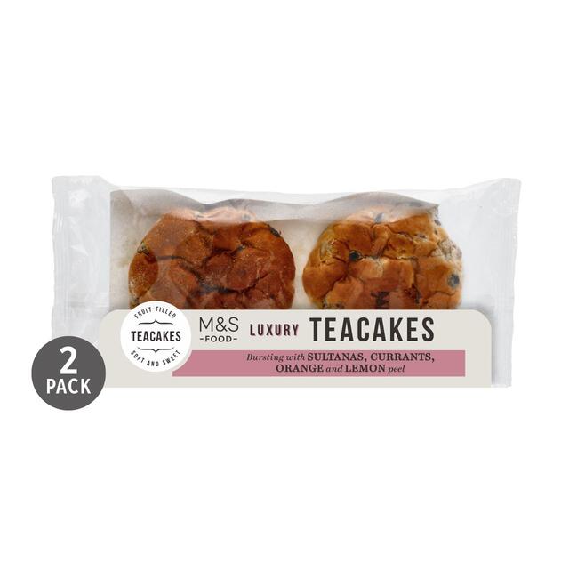 M&S 2 Fruit Filled Luxury Teacakes thumbnail 2
