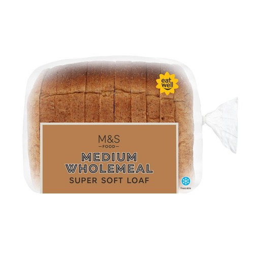 M&S Super Soft Wholemeal Medium Sliced Bread