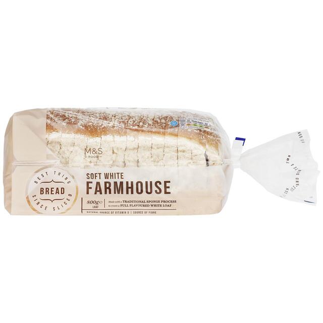 M&S Soft White Farmhouse Bread Loaf thumbnail 2