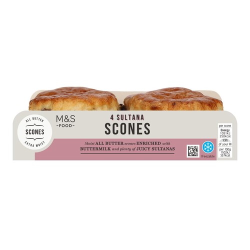 M&S All Butter Sultana Scones thumbnail 2