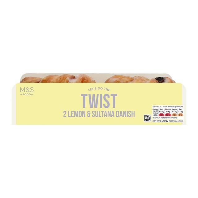 M&S Lemon & Sultana Danish Pastries thumbnail 3