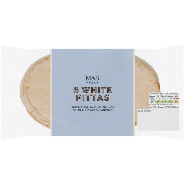 M&S White Pittas