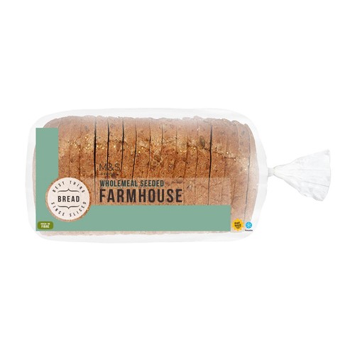 M&S Wholemeal Seeded Farmhouse Bread Loaf
