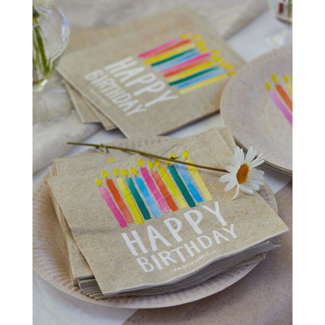 Talking Tables Happy Birthday Paper Plates thumbnail 4