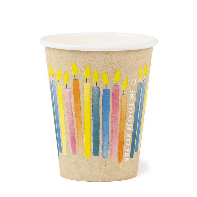 Candles Recyclable Paper Party Cups
