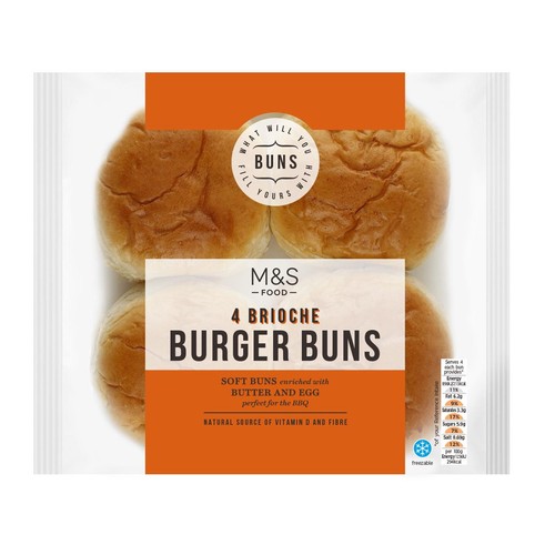 M&S Ultimate Brioche Burger Buns thumbnail 2
