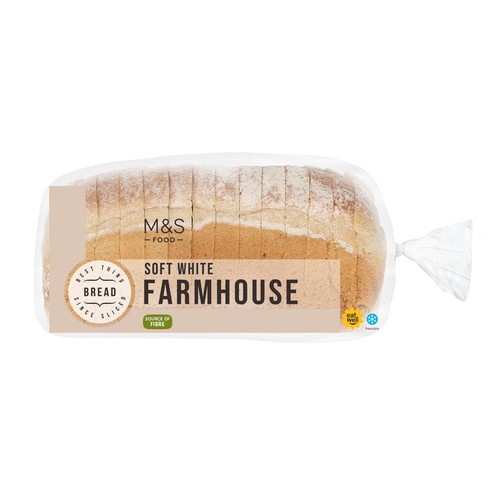 M&S Soft White Farmhouse Bread Loaf