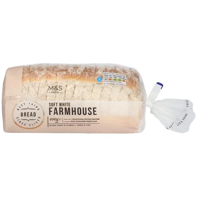 M&S Soft White Farmhouse Bread Loaf thumbnail 2