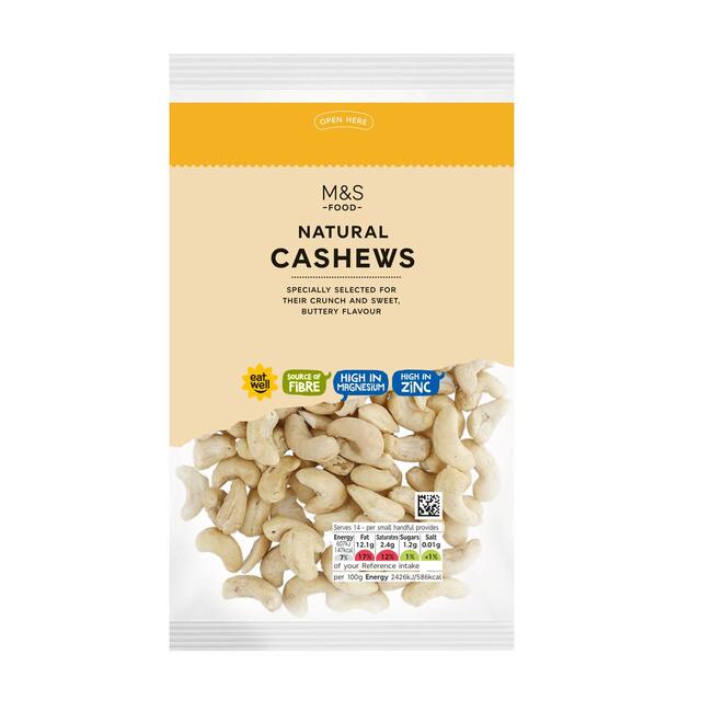 M&S Natural Cashews thumbnail 2